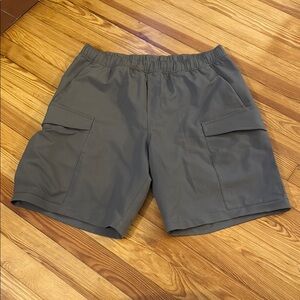 Lululemon Athletica Gray Cargo Shorts Relaxed Fit